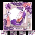 The Purple Lace Shoes Card Kit