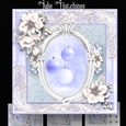 Ice Blue Baubles Card Kit