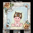 Baby Boy Owl Hat Card Kit