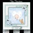 Baby Boy and Teddy Card Kit
