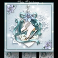 Ice Skate Bauble Card Kit