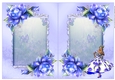 Insert to compliment Vintage style Blue Rose Beauty
