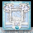 Snowflakes christmas Scene