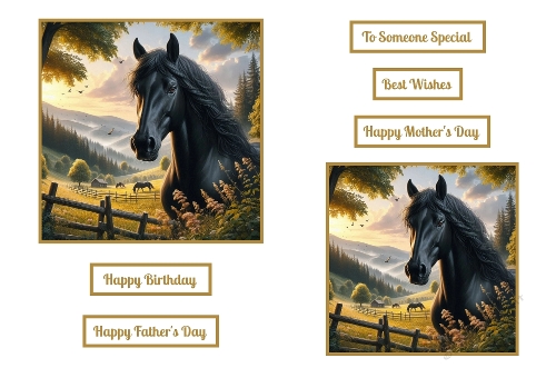 Black Horse Toppers.