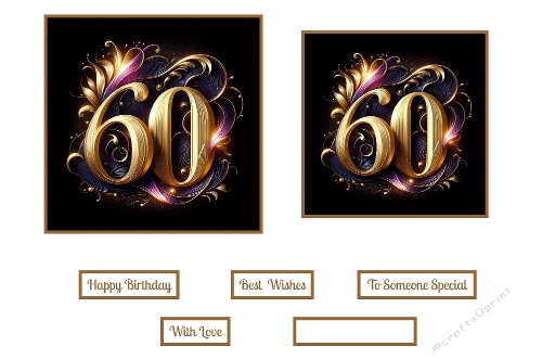 60 in Gold Toppers.