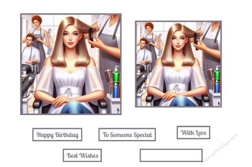 At The Hairdresser Toppers. 