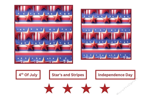 Stars and Stripes Background Toppers.