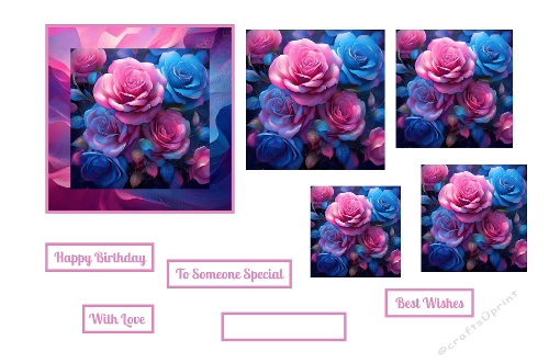 Pastel Roses Pyramids.