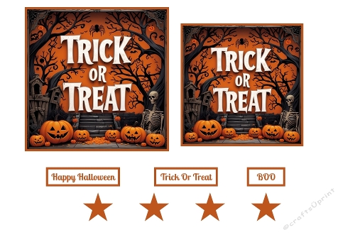 Trick Or Treat Toppers.
