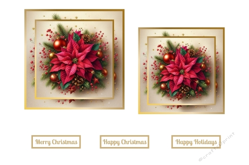 Christmas Bouquet Toppers.