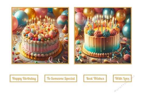 Birthday Cake Toppers.