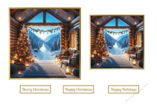 Christmas Outdoor Scene Toppers.