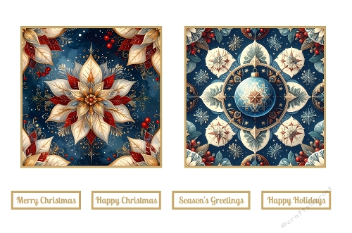 Christmas Background Toppers.