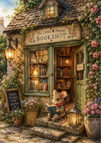 The Mouse Book Shop A4 Portrait Topper.