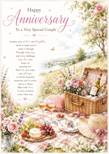 Anniversary Picnic Anniversary A4 Portrait Topper
