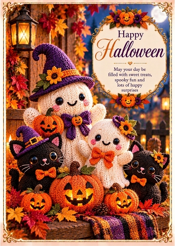 Halloween Sweeties - A4 Portrait - Halloween Card Topper