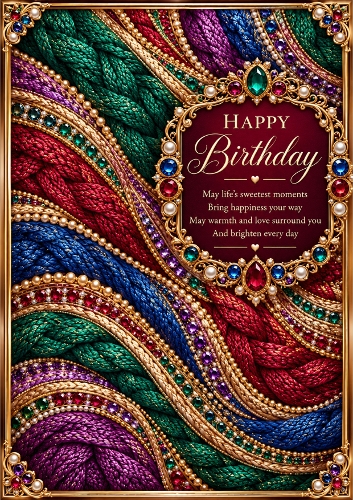 The Jewel Box - A4 Portrait - Birthday Card Topper