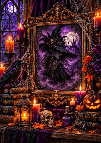 The Haunted Portrait - A4 Portrait - Card Topper