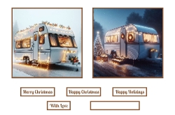 Christmas Caravan Toppers