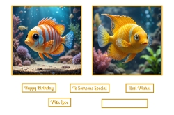 Tropical Fish Toppers.