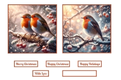 Beautiful Robins Toppers.