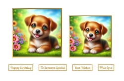 Beautiful Puppy Toppers.