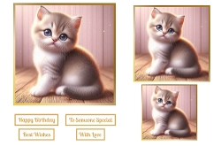 Cute Kitten Toppers.