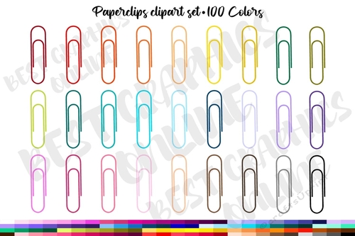 Paperclip Frame Clip art Stationary Office supply clipart graphics