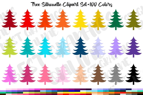 100 Flowers Planner Sticker Clipart, Rainbow Flower Clipart