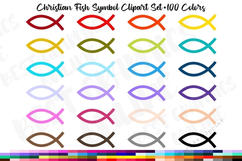 Christian Jesus Fish Symbol Religious Christian Fish Clipart