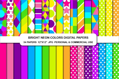 34 St Patricks Digital Papers, Green Clover Leprechaun Background Paper