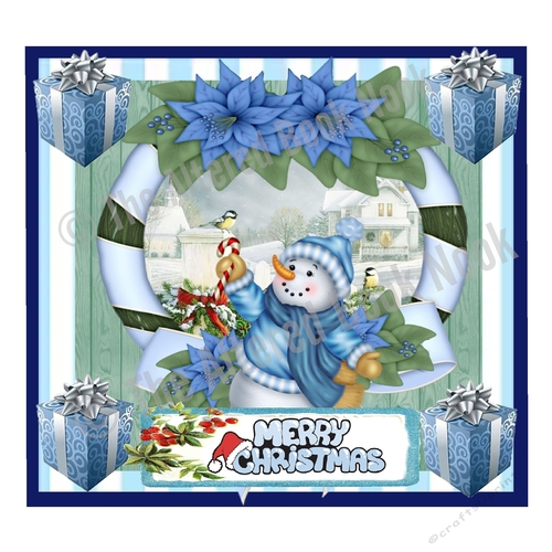 GC-5016 Christmas Friends Greet DIY Digital Greeting Card Kit