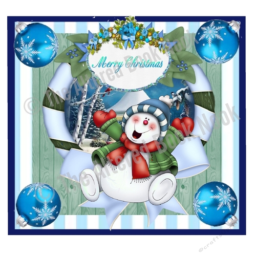 GC-5018 Snowy Holidays DIY Christmas Card Kit