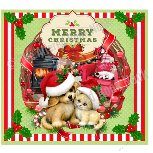 GC- 5009 Holiday Friends DIY Christmas Card Kit