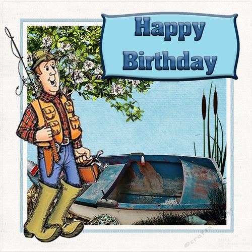 122-Happy Birthday Fisherman