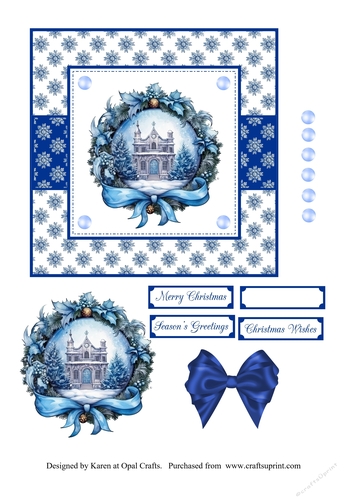 Blue Wreath