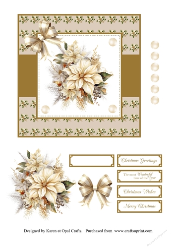 Gold Poinsettia