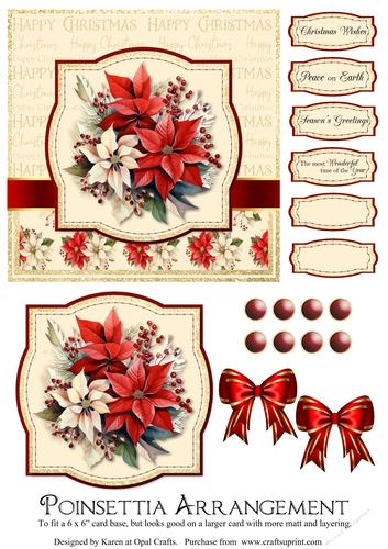 Poinsettia Arrangement