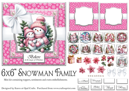 Snowman Family