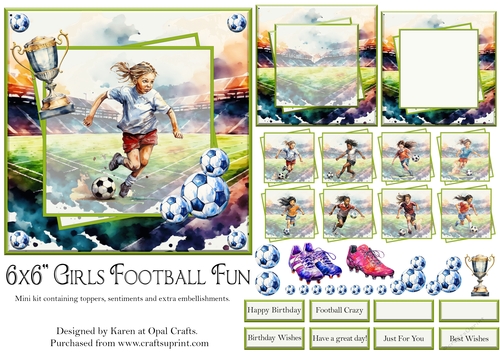 Girls Football Fun