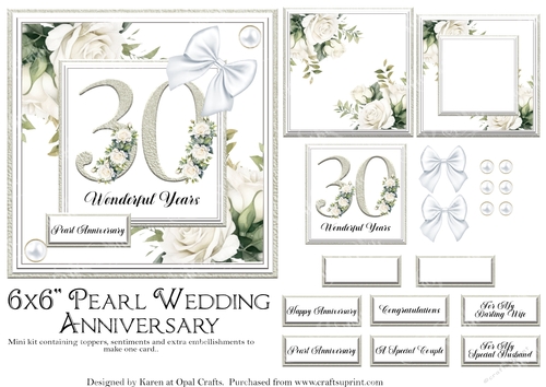 Pearl Wedding Anniversary