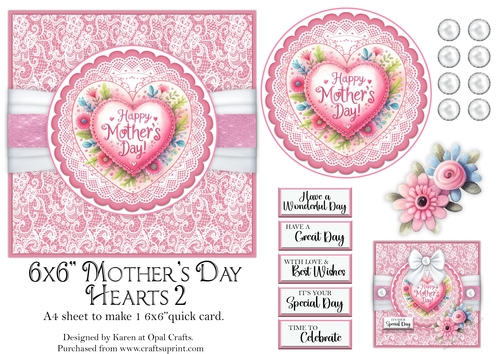 Mothers Day Hearts 2