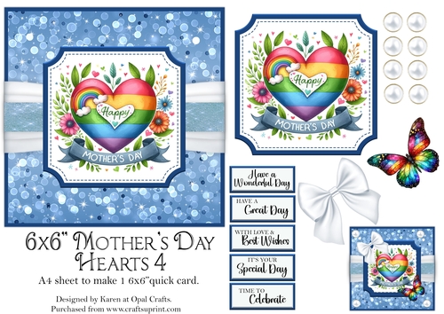 Mothers Day Hearts 4