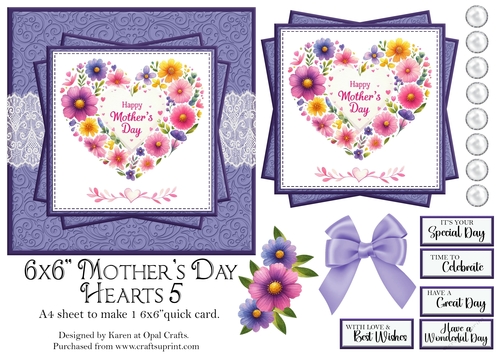 Mothers Day Hearts 5
