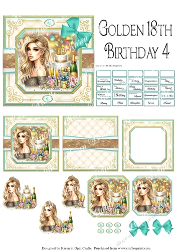 Golden 18th Birthday 4