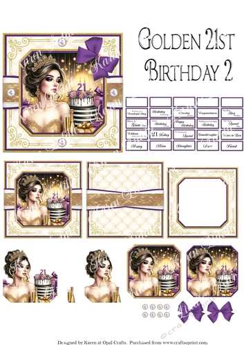 Golden 21st Birthday 2