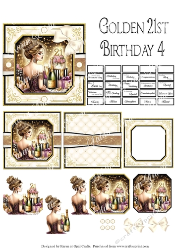 Golden 21st Birthday 4