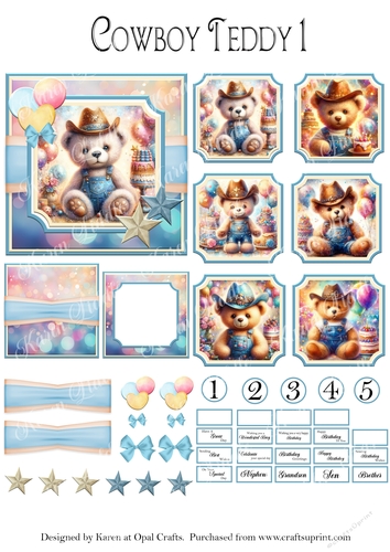 Cowboy Teddy 1