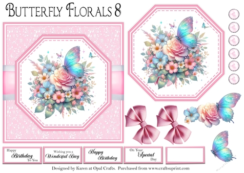 Floral Butterflies 8