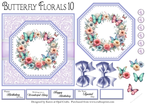 Butterfly Florals 10